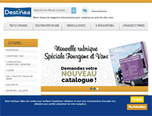 Tablet Screenshot of destinea-accessoires.com